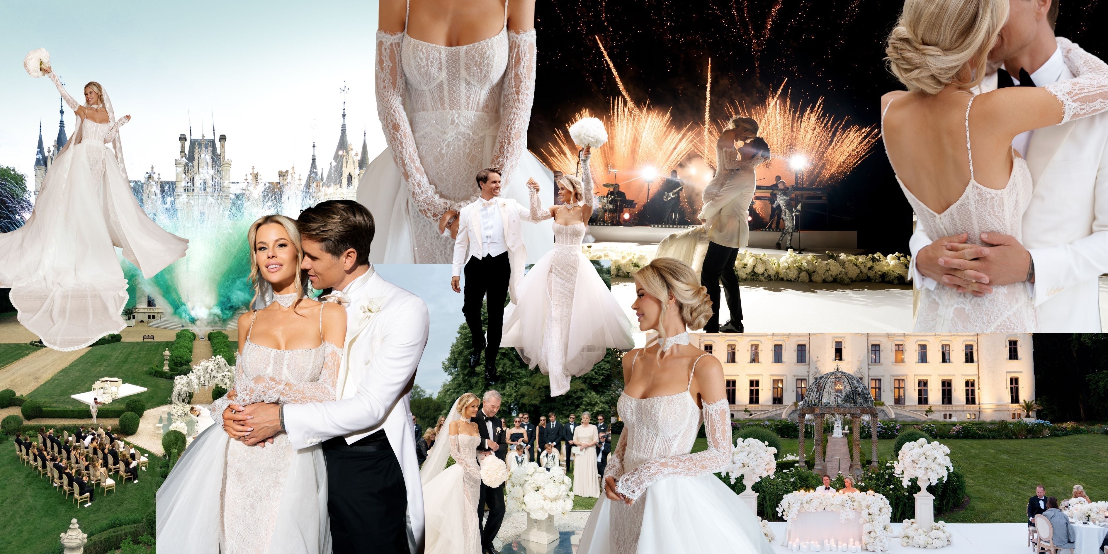 Annette Haga Wears Galia Lahav for Her Fairytale Wedding