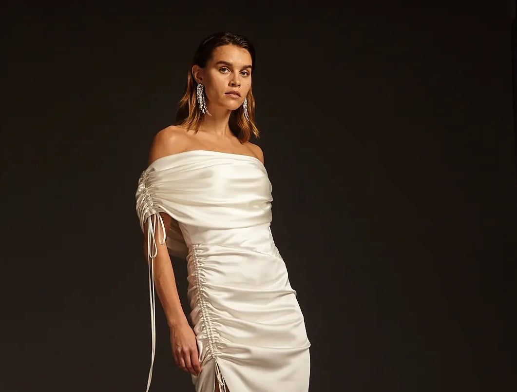 open lace back dress Esme