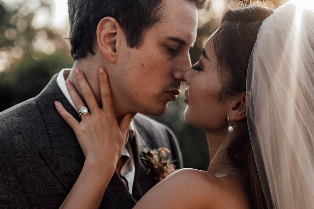 The Perfect Wedding Dress to Match Your Engagement Ring