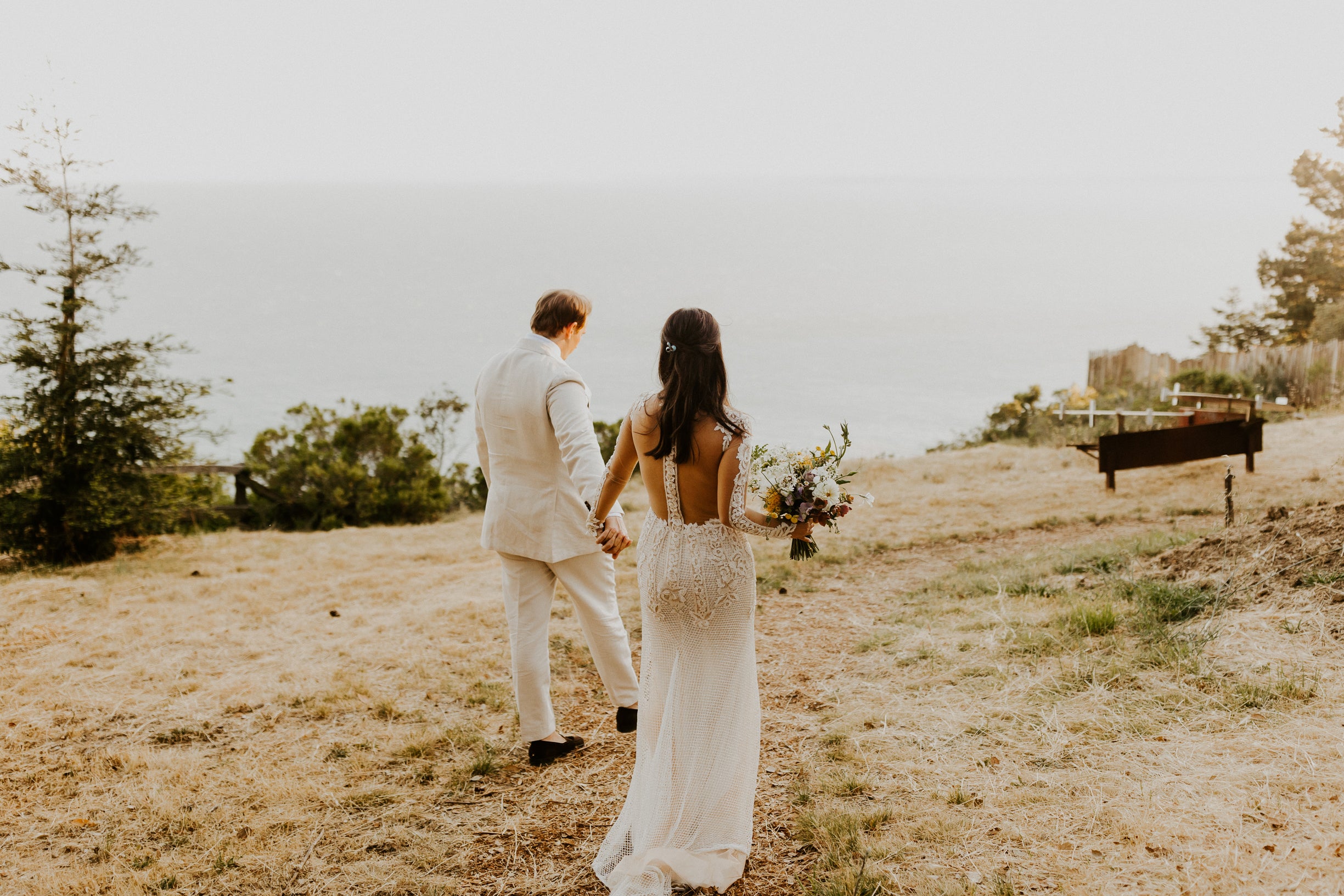 Bianca D'ambrosia Wollman's Serene Wedding in Big Sur