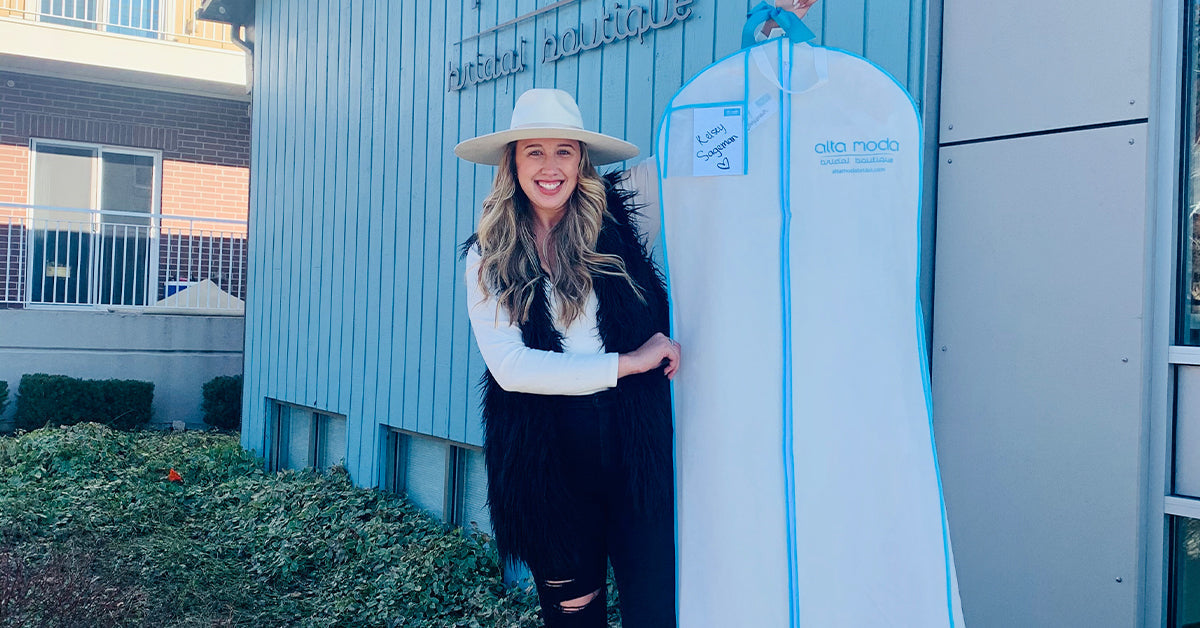 Our GL Bride of the week: Corona Edition is Kelsey Sageman