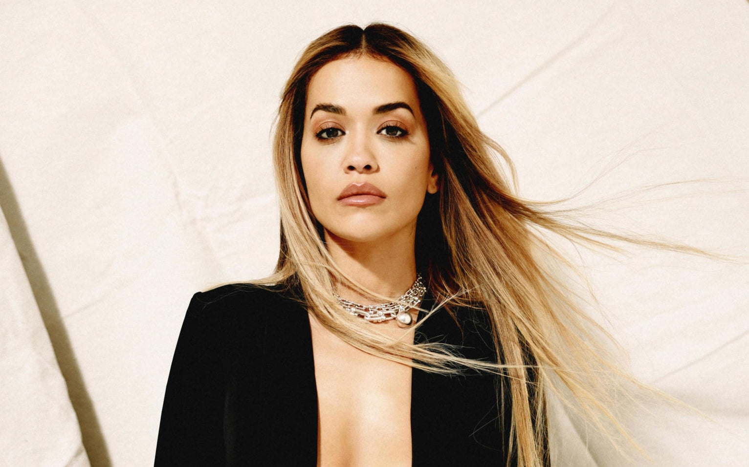 Redefining Elegance: Rita Ora Shines in Galia Lahav's Katie Jumpsuit, as Featured in Harper's Bazaar