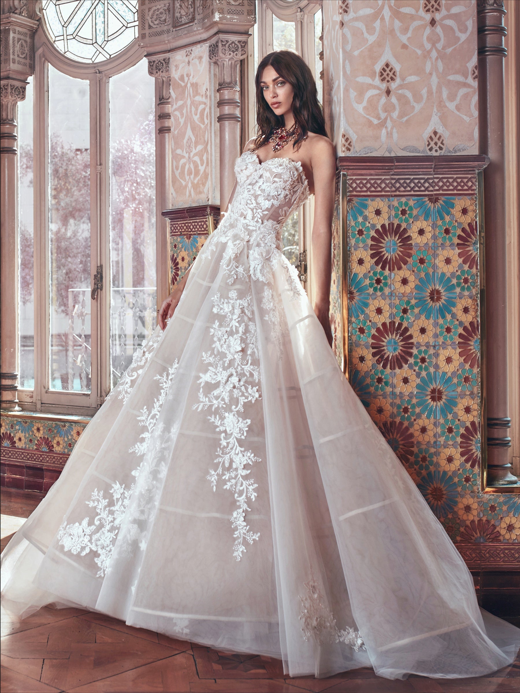 Alma | Sweetheart Lace Corset Princess Wedding Dress Alma | Sweetheart Lace Corset Princess Wedding Dress