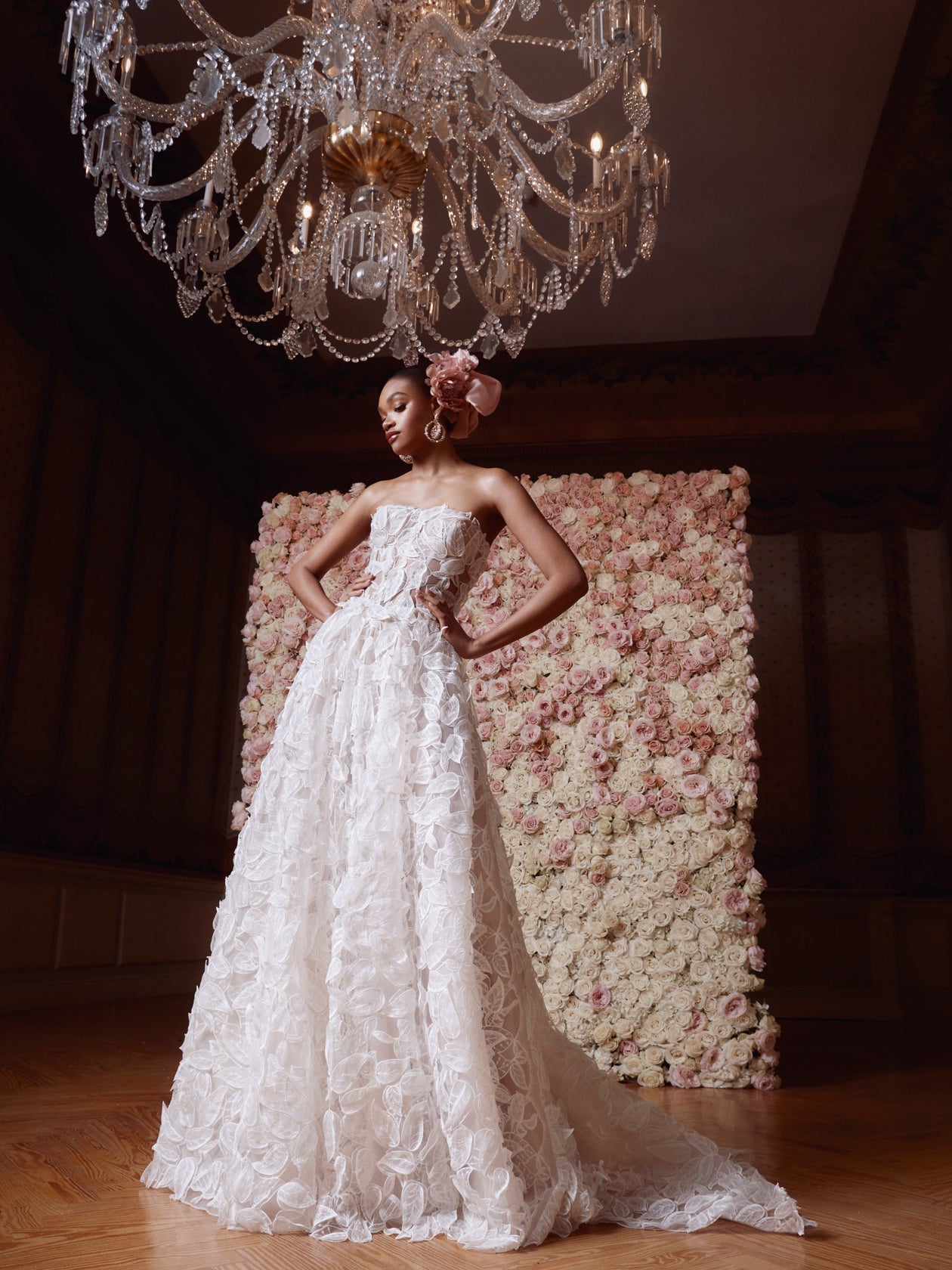 Breeze | 3D Lace Strapless Princess Wedding Dress Breeze | 3D Lace Strapless Princess Wedding Dress