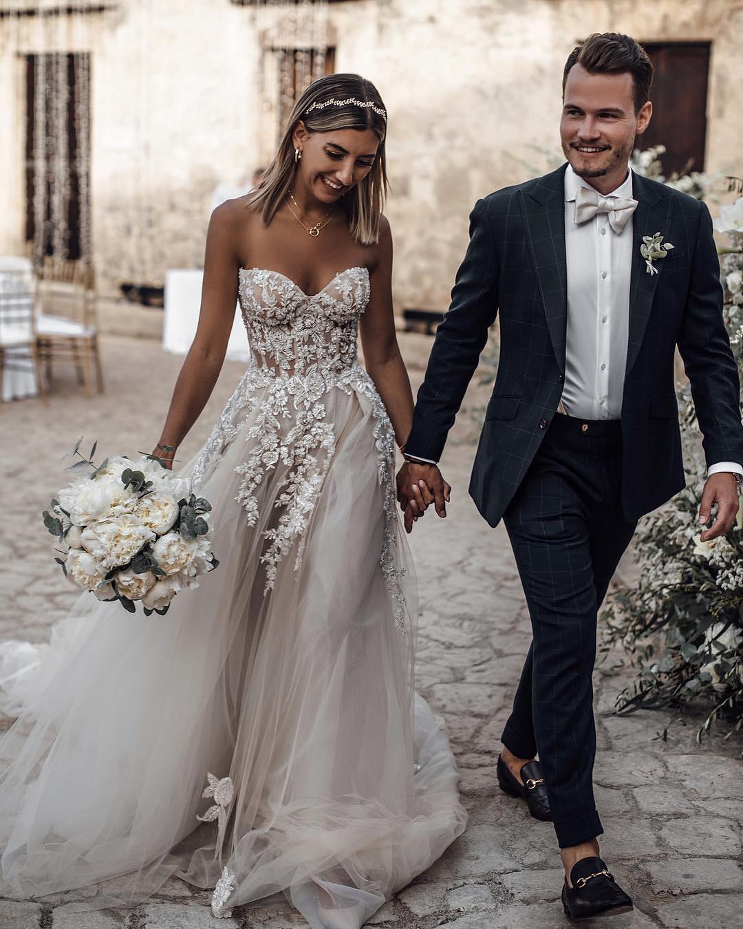 Aylin Koenig in Galia Lahav Gia Gown