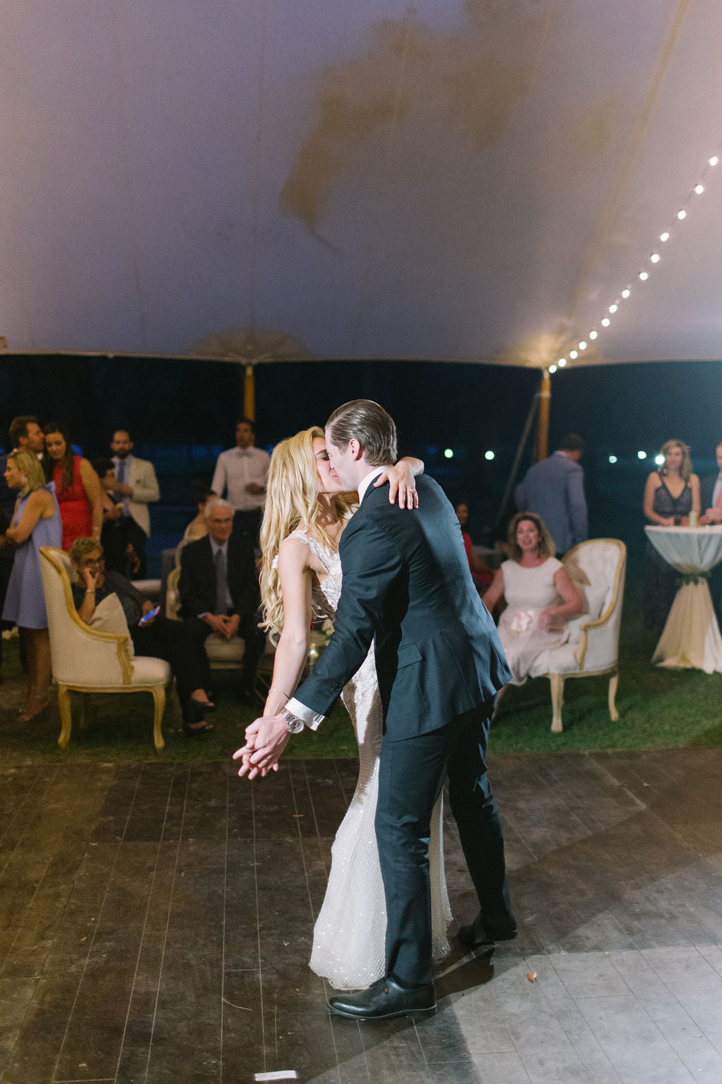 Brittney Levine in Galia Lahav Summer Bella Gown