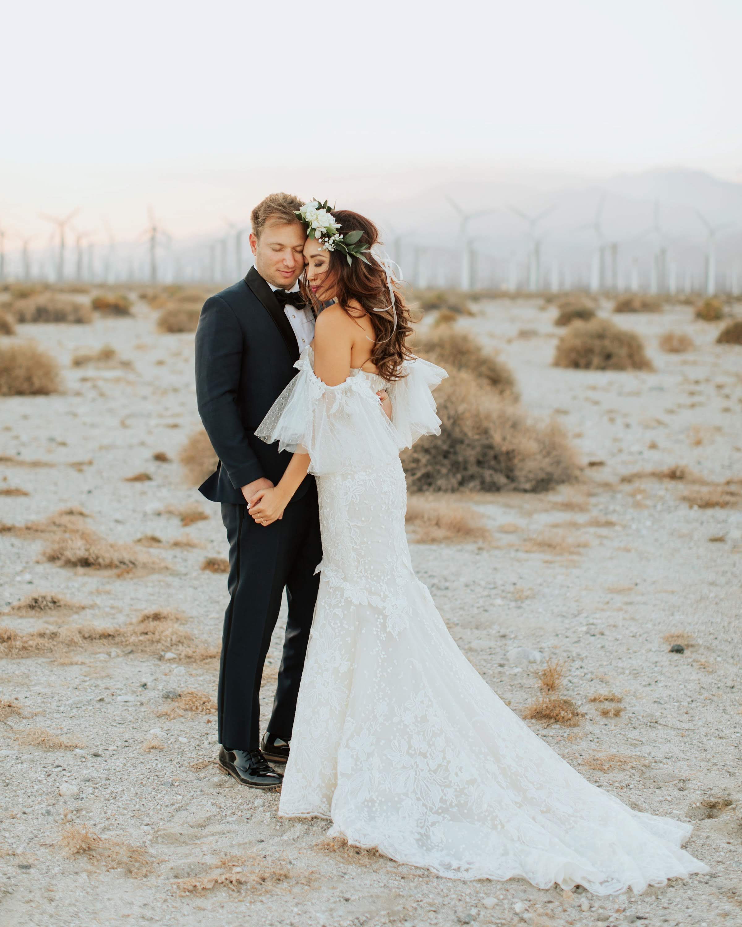 GL Bride Cassey Ho wearing the Lidya