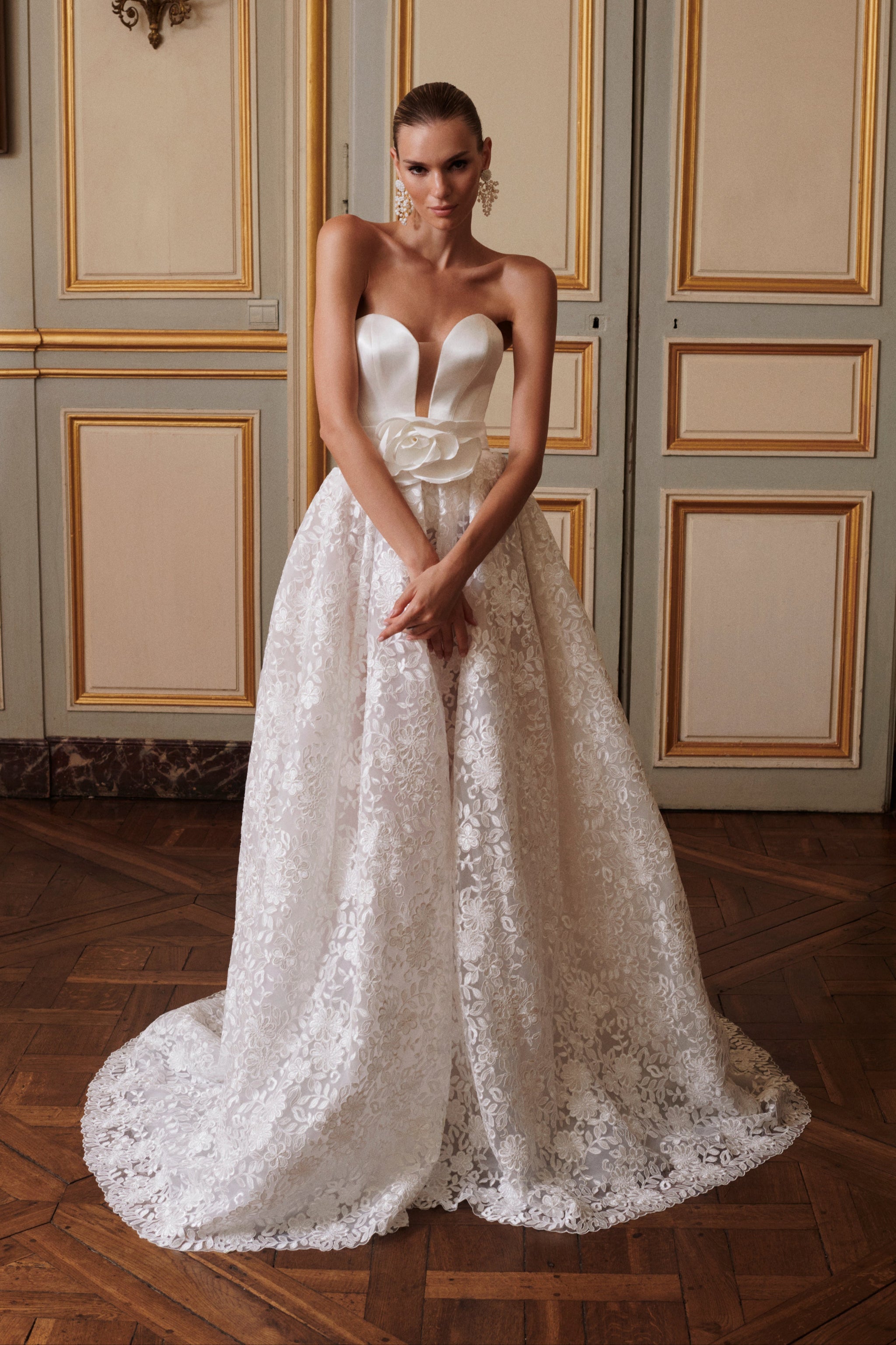 empire cut wedding dress Patrice