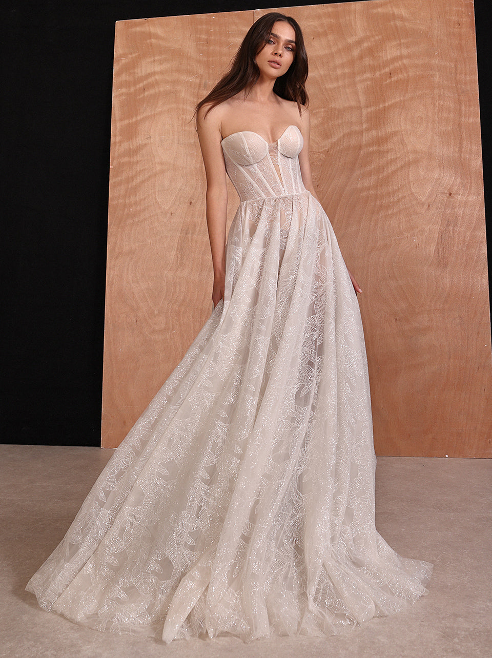 Rae | Strapless Sweetheart Neck Corset Princess Dress
