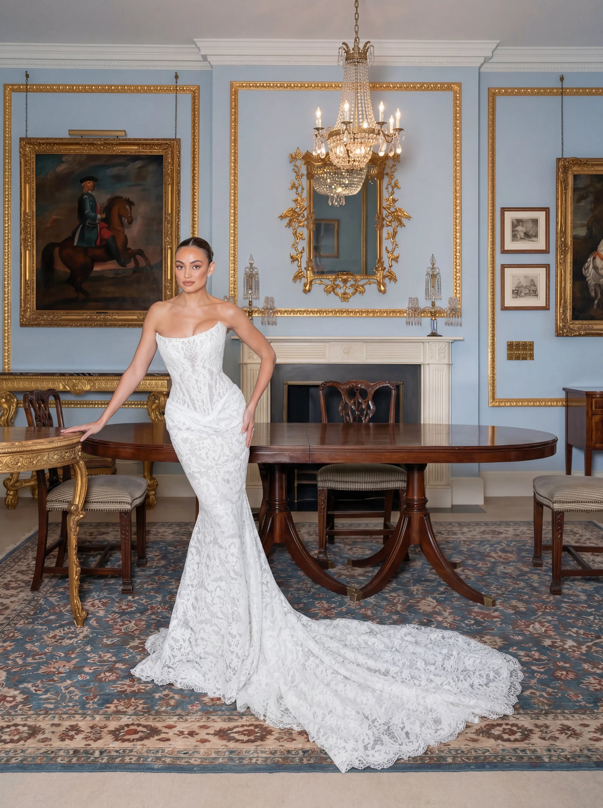 Yaelush | Fitted Mermaid Lace Wedding Dress