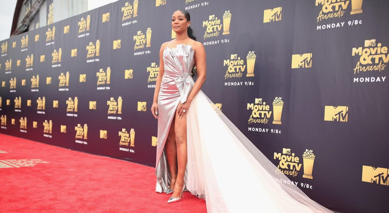 Red Carpet Alert: Tiffany Haddish's MTV Movie and TV Awards Rocking our Couture Bridal Gown on the Red Carpet