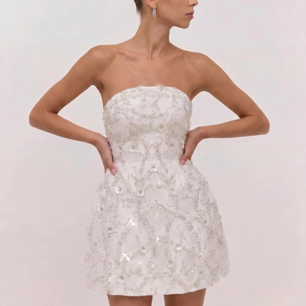 eternity strapless mini dress Artemis