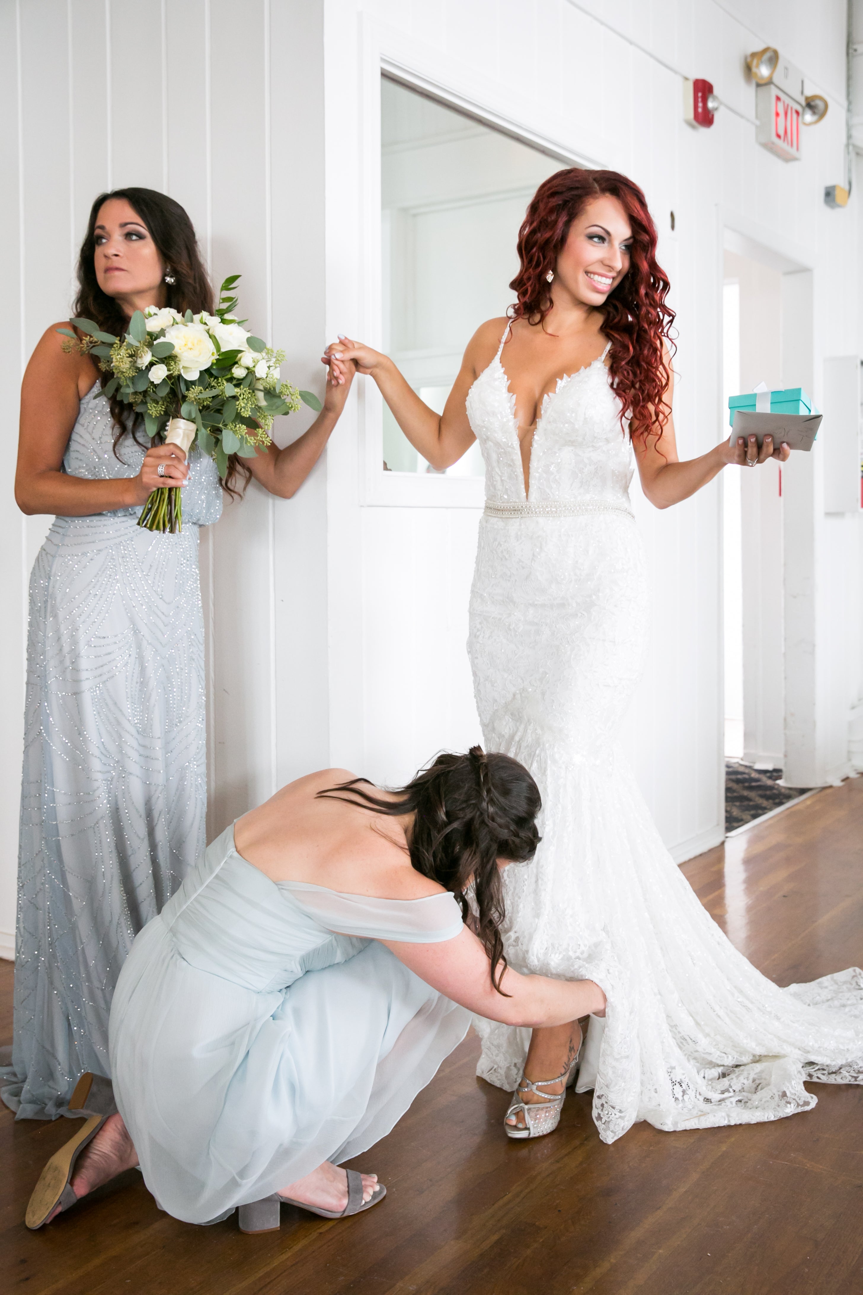 Aviva Skall wedding day in our GALA 604 Gown From The GALA Collection No. I 