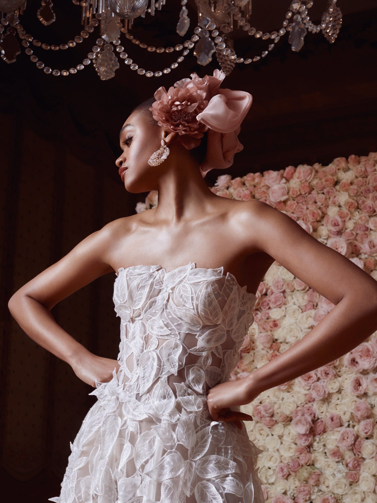 Breeze | 3D Lace Strapless Princess Wedding Dress Breeze | 3D Lace Strapless Princess Wedding Dress