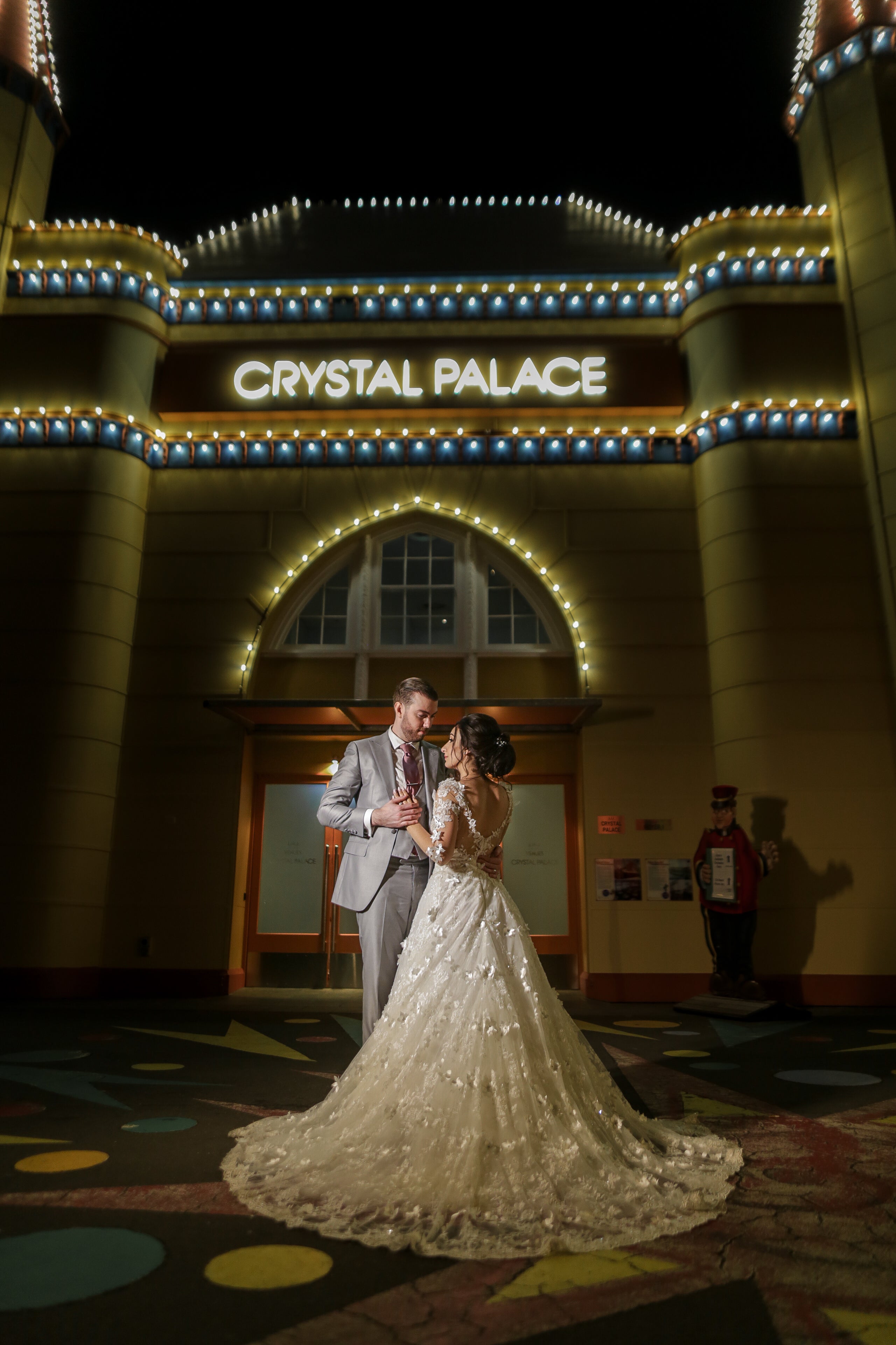 Annie Barbaro in Galia Lahav Arabella Gown 