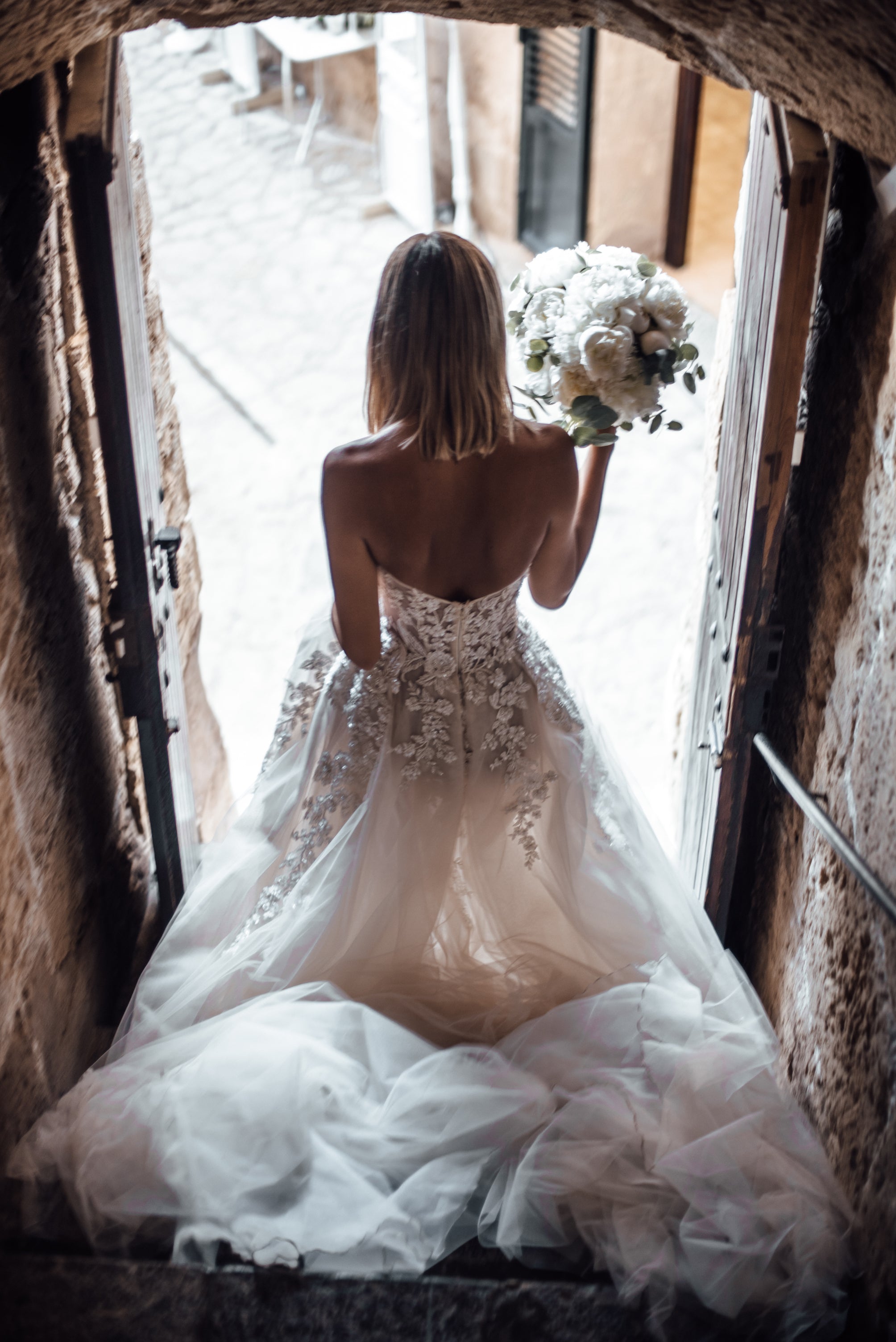 Aylin Koenig in Galia Lahav Gia Gown 
