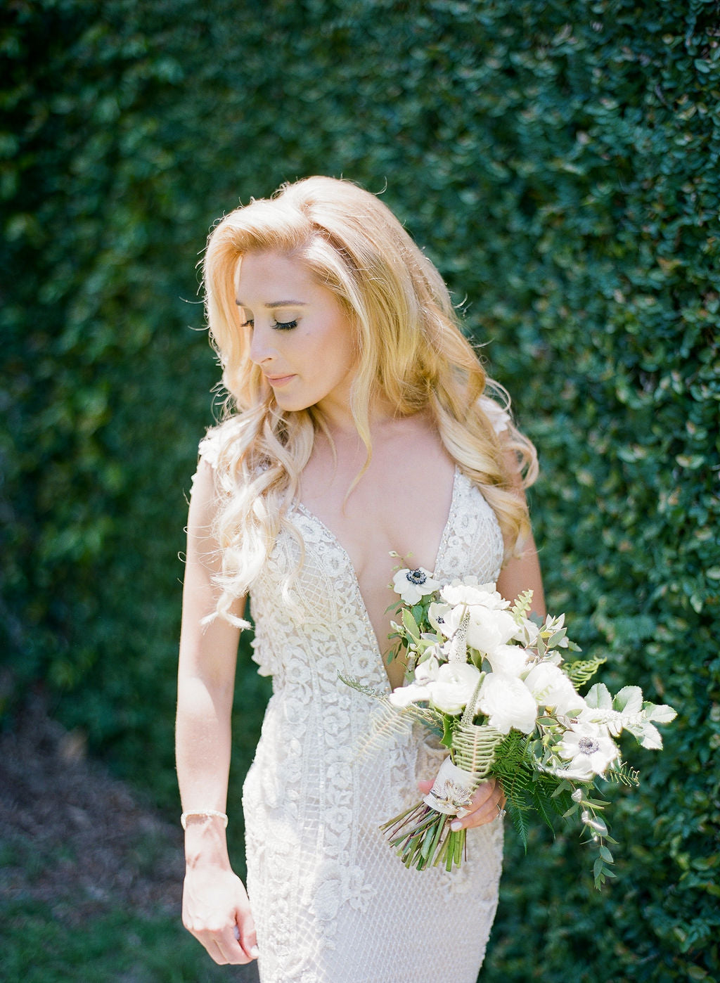 Brittney Levine in Galia Lahav Summer Bella Gown