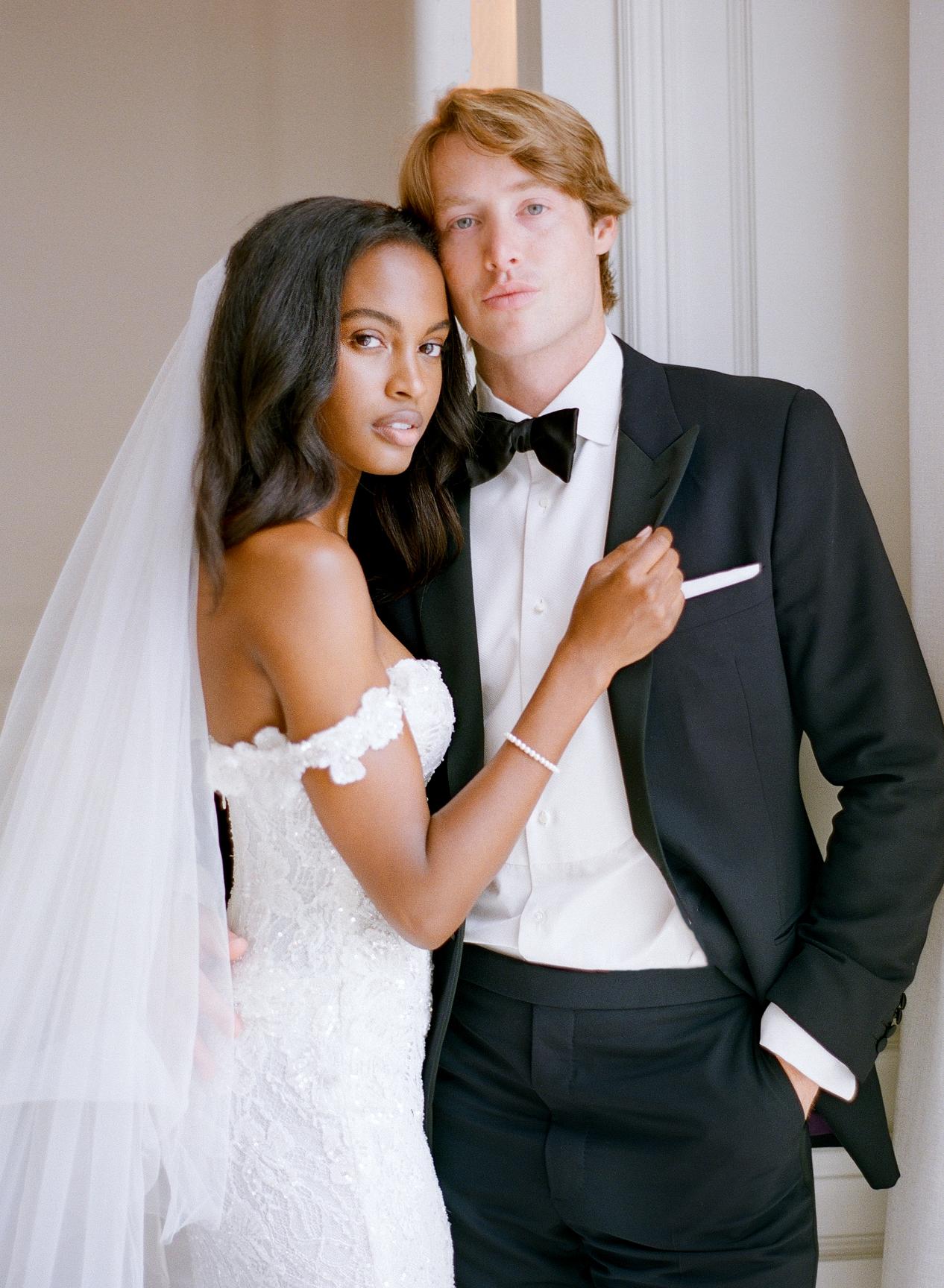 Olivia Mangrum's wedding day in Galia Lahav Inez gown