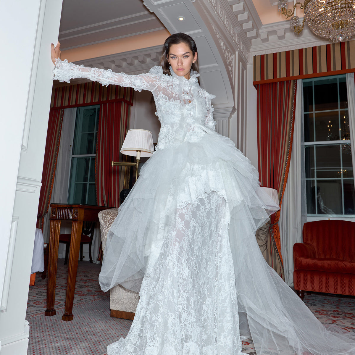 Brooklyn | Fitted French Lace Wedding Gown Brooklyn | Fitted French Lace Wedding Gown