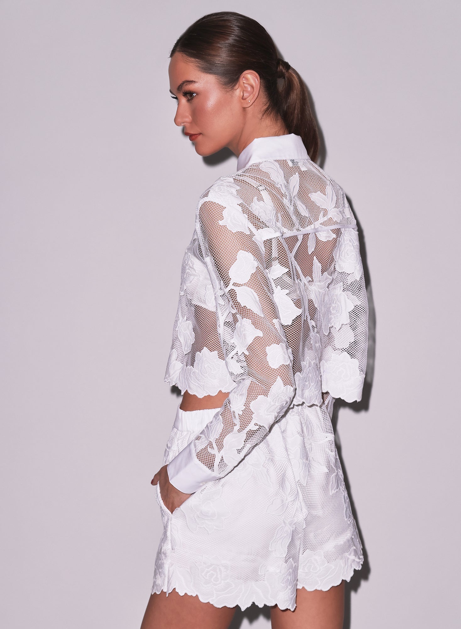 Collette Cropped Shirt