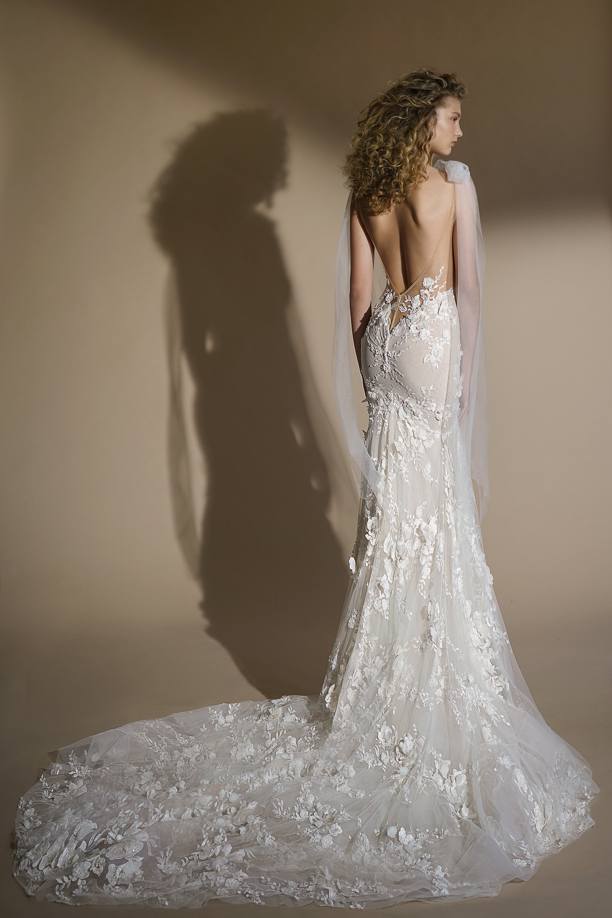 G-104 | Embroidered Lace Romantic Mermaid Wedding Dress G-104 | Embroidered Lace Romantic Mermaid Wedding Dress