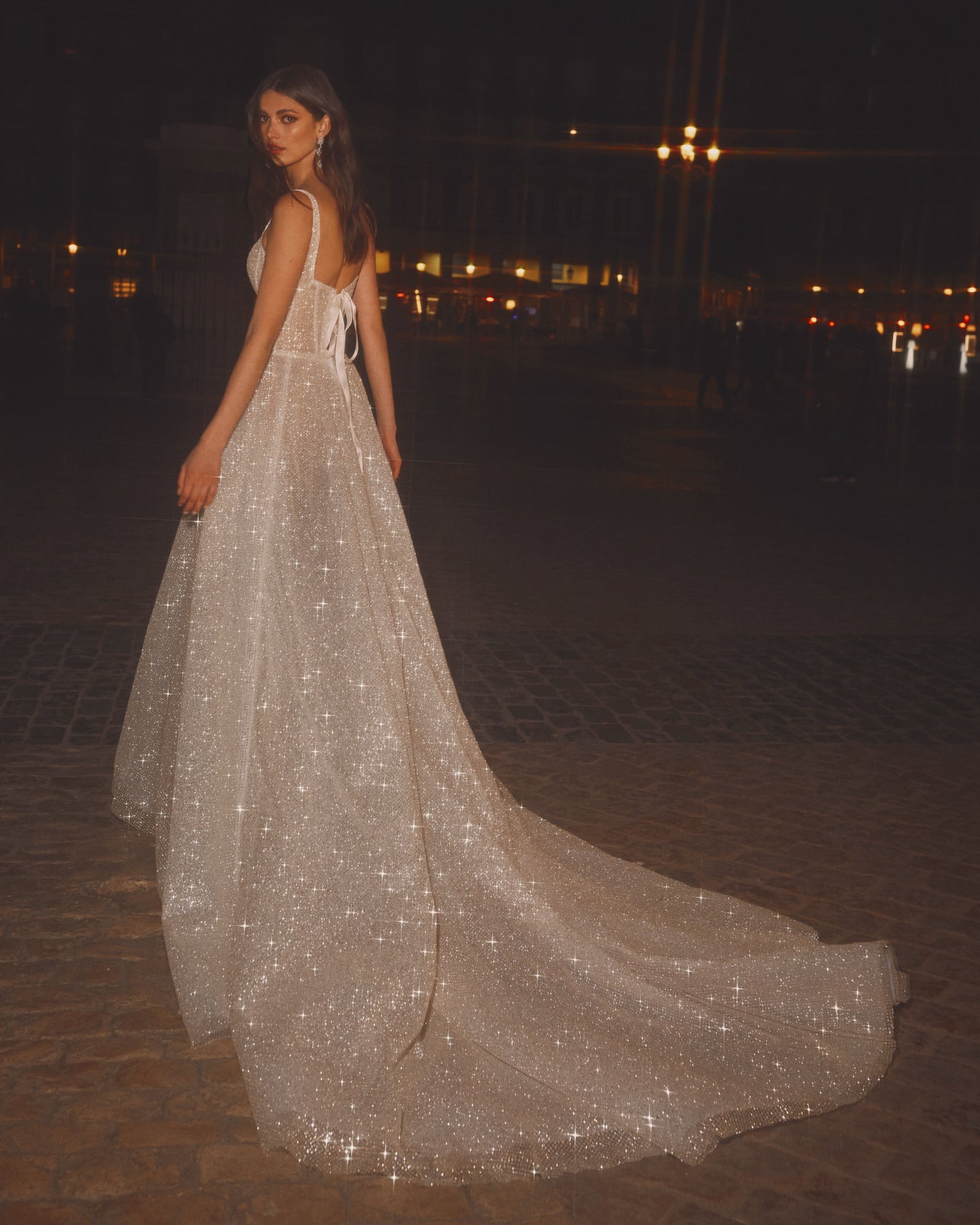 Gigi | Sparkly A line Wedding Dress Gigi | Sparkly A line Wedding Dress