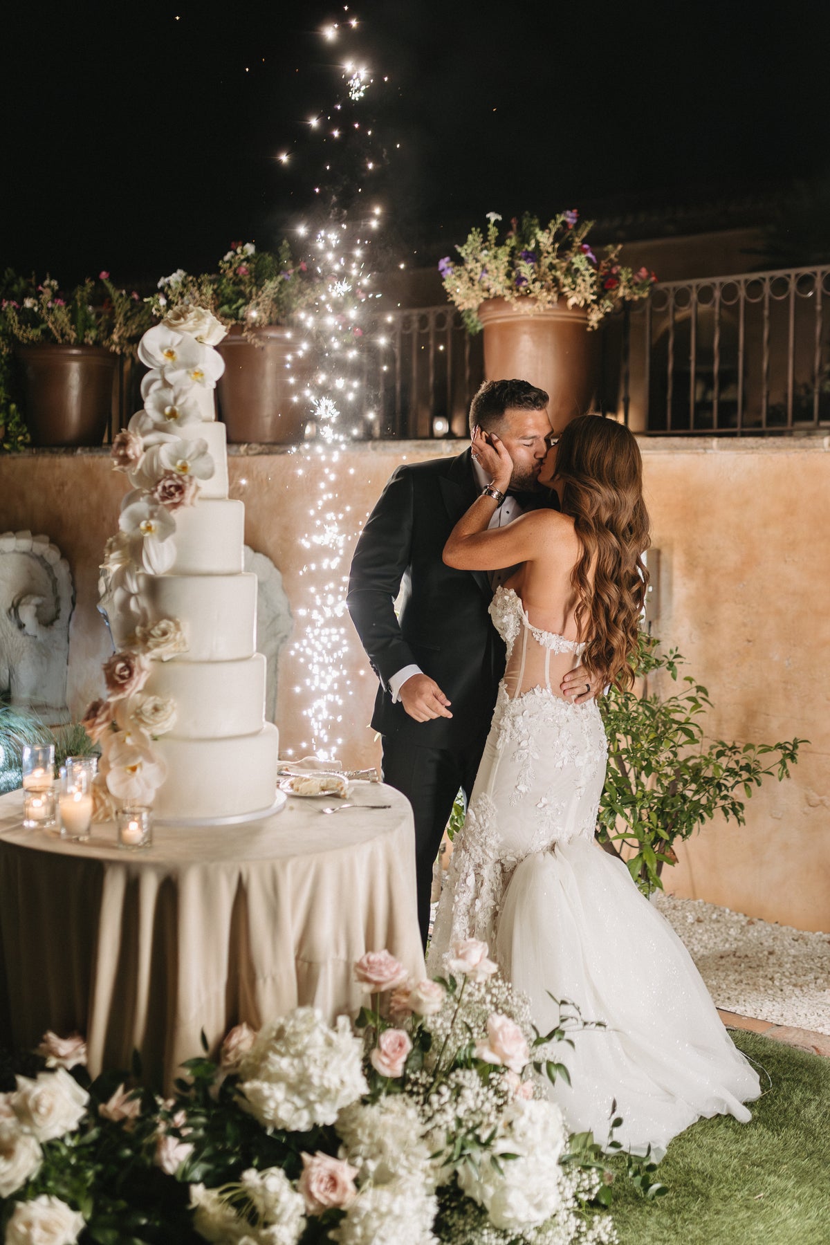 Cassie’s Sparkling “I Do” in Nadia 