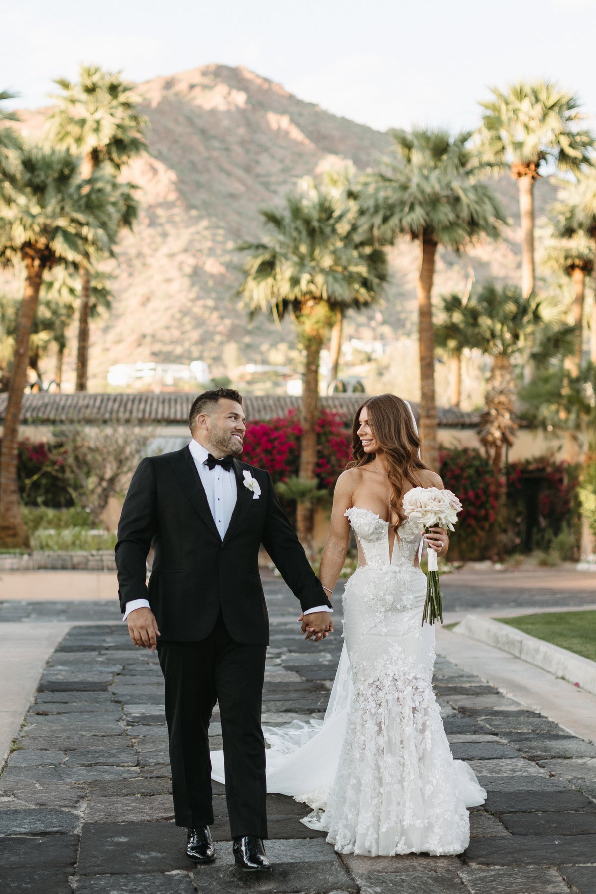 Cassie’s Sparkling “I Do” in Nadia 