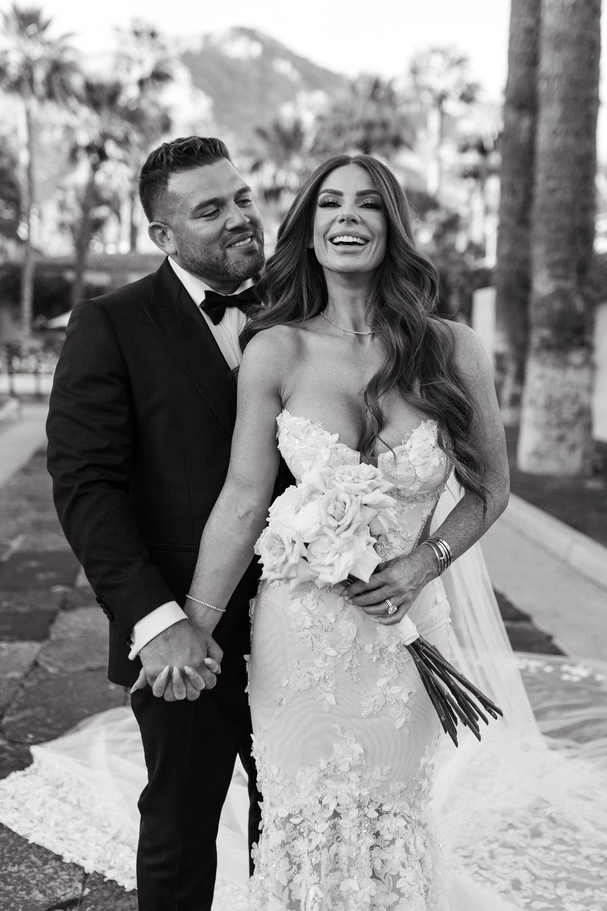 Cassie’s Sparkling “I Do” in Nadia 