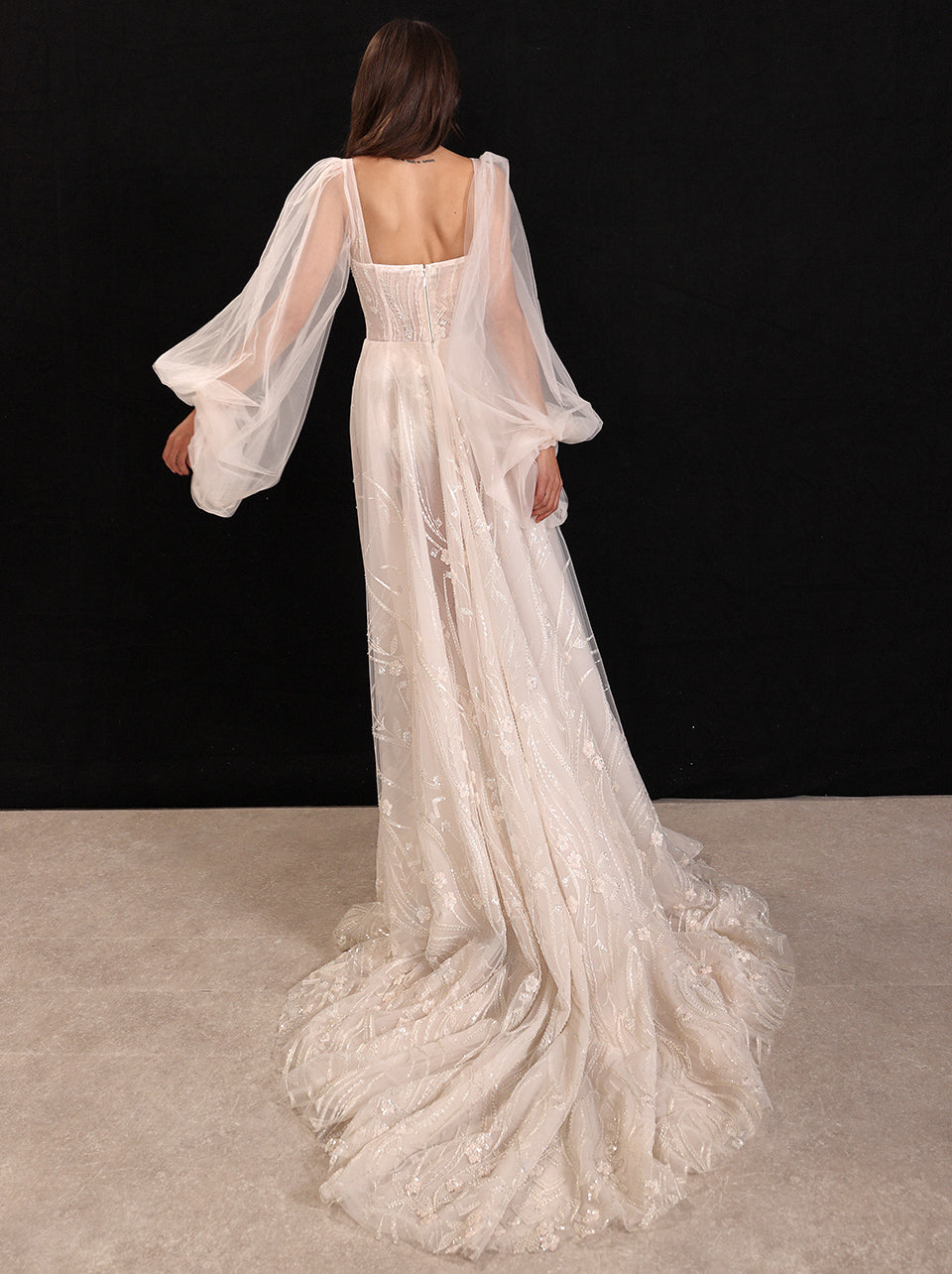 Indie | Romantic Embroidered Corset Princess Wedding Dress Indie | Romantic Embroidered Corset Princess Wedding Dress