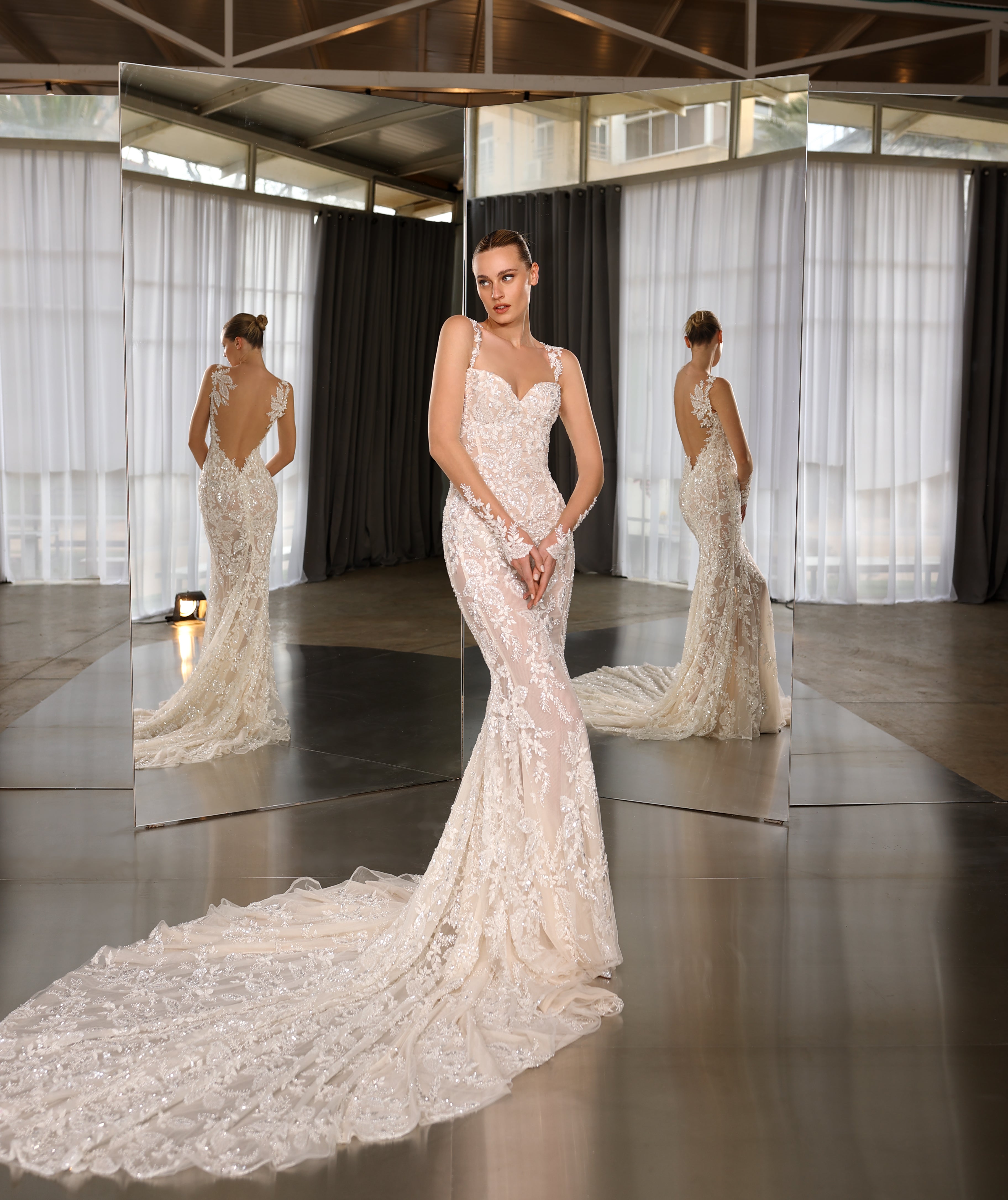 galia lahav beach wedding dress Harmony Overskirt