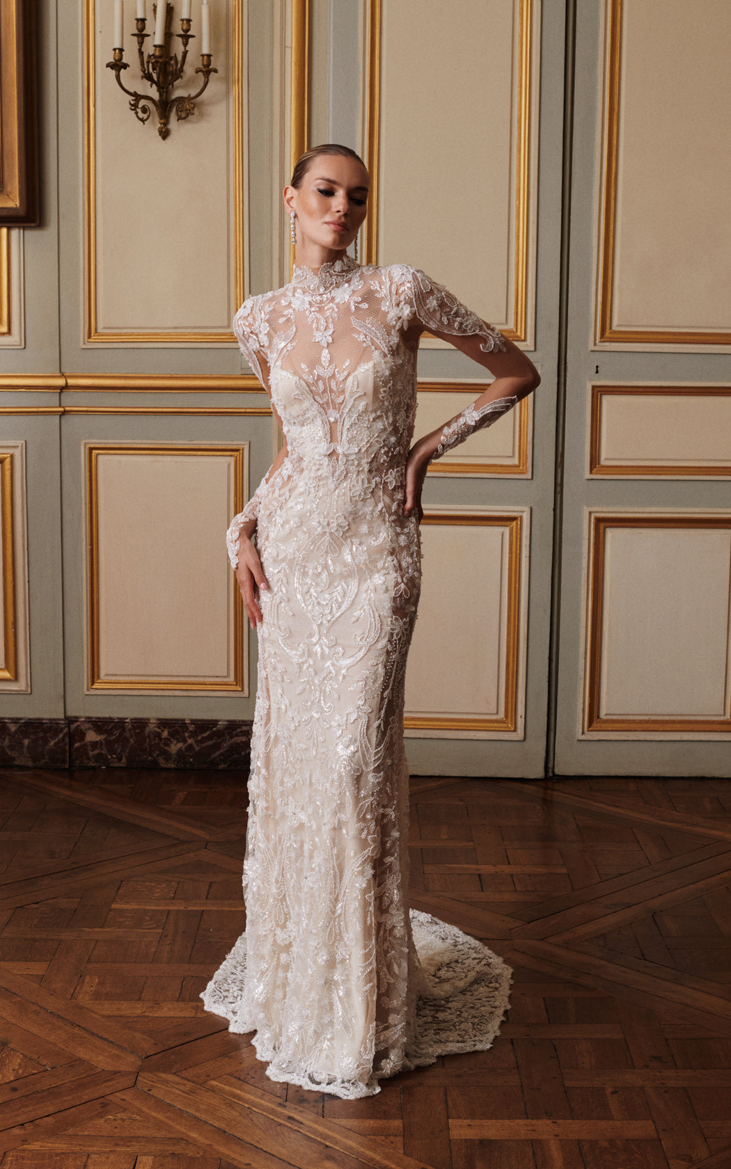 Lafayette | Boho Style Long Sleeved Mermaid Wedding Dress Lafayette | Boho Style Long Sleeved Mermaid Wedding Dress