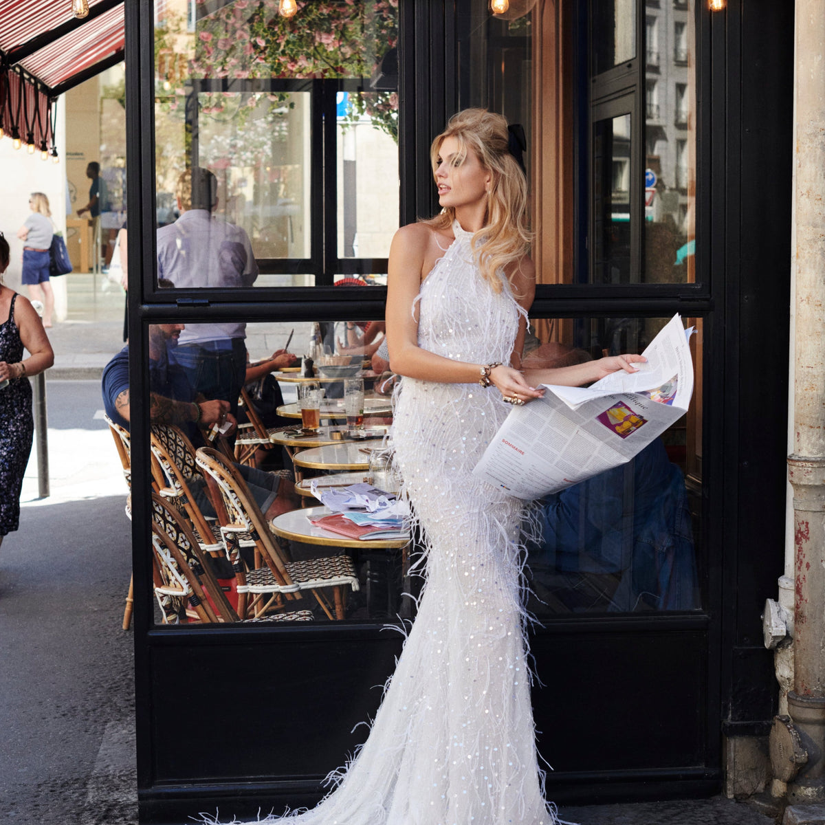 feather wedding dress Meg Pack Size:8-Pack Veronica Beard Miller Dickey making it an unforgettable Color:AA270