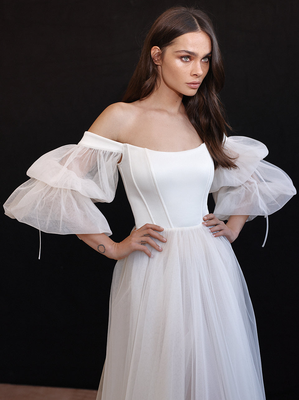 galia lahav short wedding dress Polly | Lace Strapless Corset Short Wedding Dress 48