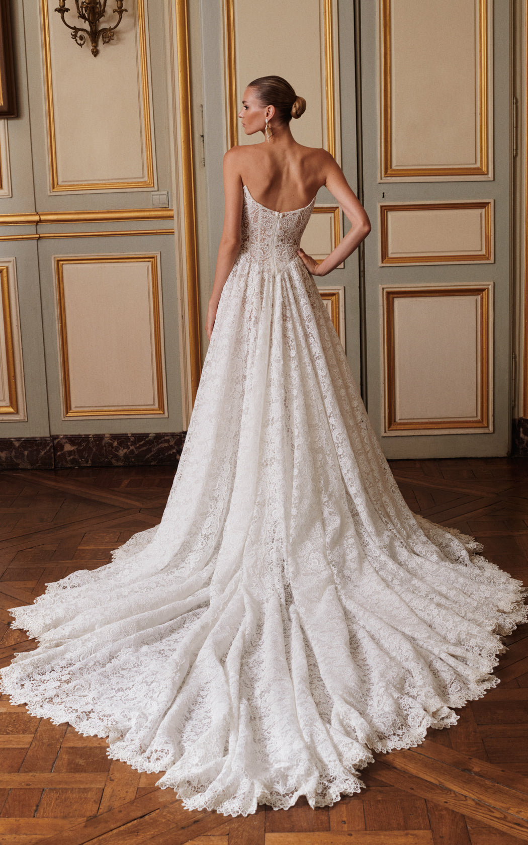 Opra | Lace A-line Corset Wedding Dress Opra | Lace A-line Corset Wedding Dress