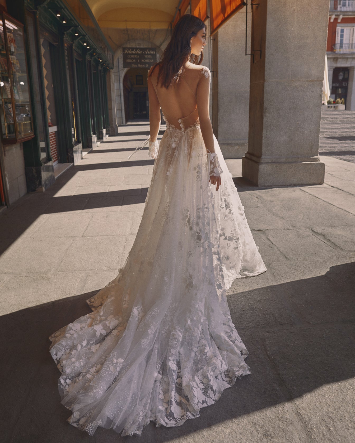Reese | Plunging Neck A Line Lace Wedding Dress Reese | Plunging Neck A Line Lace Wedding Dress