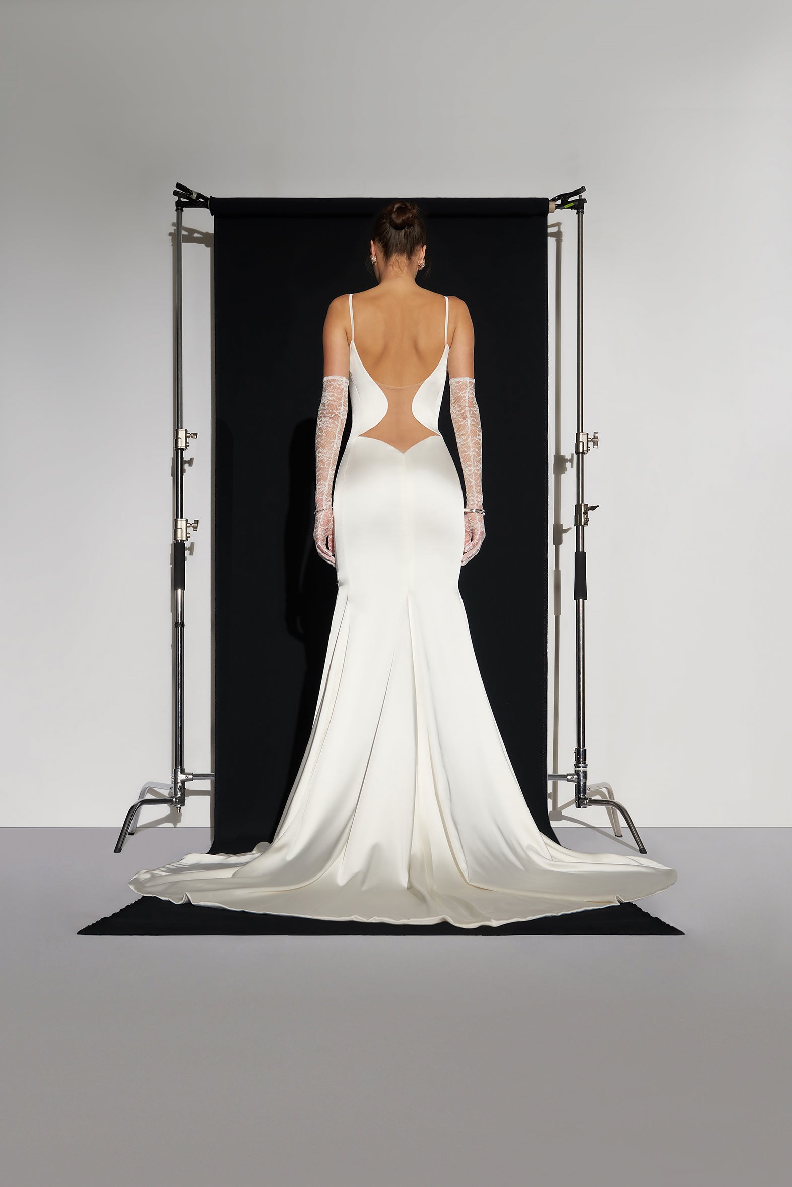 Sam Satin Mermaid Reception Dress1