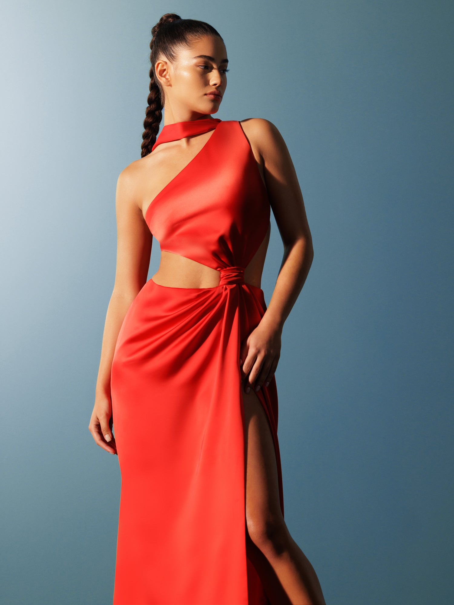 jax red satin dress Jax fushia satin mini dress